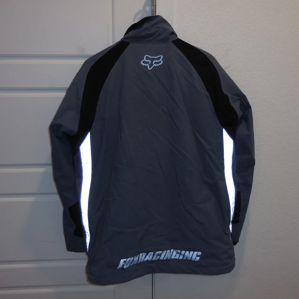 Fox Racing Inc Snow Advanced Technology Winter Jacket Blue Black Mens Small